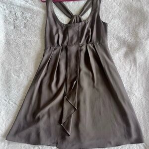 Jessica Simpson Backless Taupe Dress Sz 8